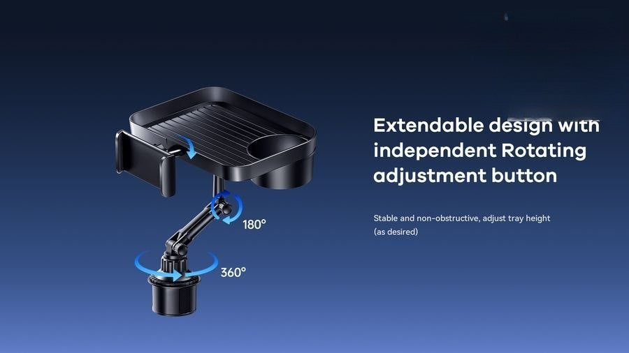 Remax Car Cup Holder RM-C48 Multipurpose Car Cup Holder Tray Remax Car Cup Holder RM-C48 Multipurpose Car Cup Holder Tray